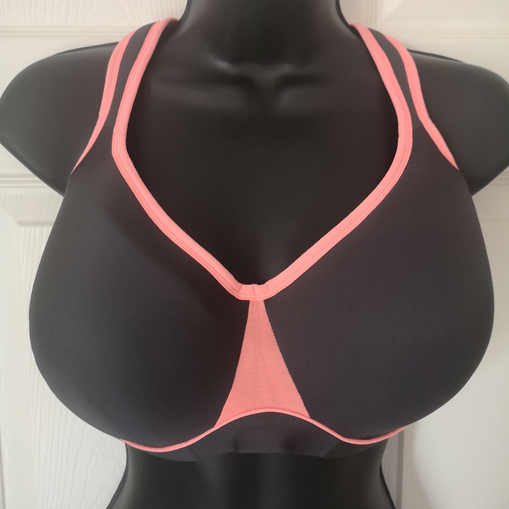 Secret Possessions Black and Pink Sports Bra